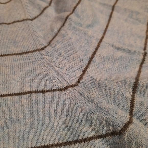 NWT Merona Striped V-Neck Sweater Size XL Men's - Picture 4 of 6